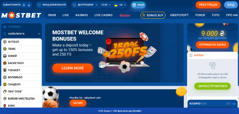 Mostbet Casino Slots Kép